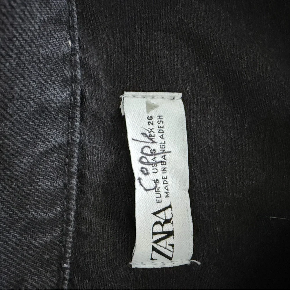 Zara Black Denim Romper - Picture 4 of 4